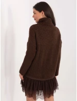 Jumper CH SW 72989.68 tmavohnedý