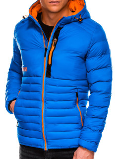 Pánska bunda Ombre Jacket C372 Modrá
