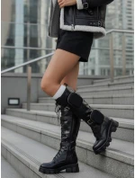 Dámske topánky trapper black FashionStreet ZY1326