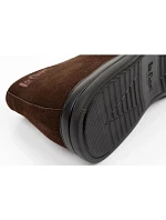 Lee Cooper buty męskie eleganckie skórzane brązowe trzewiki na zamek Lee Cooper buty męskie eleganckie skórzane brązowe trzewiki na zamek