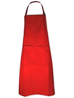 The One Towelling Apron Zástera s náprsenkou 48.1048 červená The One Towelling Apron Zástera s náprsenkou 48.1048 červená