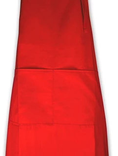 The One Towelling Apron Zástera s náprsenkou 48.1048 červená