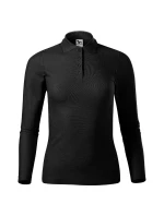 Polokošeľa Pique Polo LS čierna