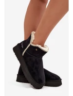 Śniegowce Damskie Na Platformie Wrangler 20253093.25Y Czarne