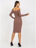 Dámske šaty EM SK 674 hnedé