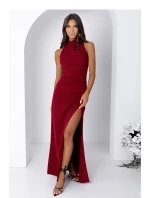 Dlhé šaty 222679 bordová - With You Dlhé šaty 222679 bordová - With You