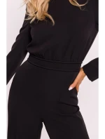 M811 Kombinéza s polstrovanými ramenami - čierna
