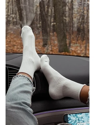 Milena Unique 0071-005 Ponožky bez chrbta z polobavlny 35-41 Milena Unique 0071-005 Ponožky bez chrbta z polobavlny 35-41