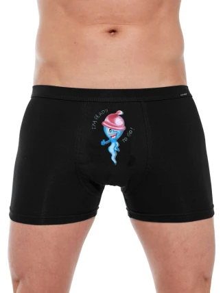 Pánske boxerky Tatoo I`m ready - CORNETTE Pánske boxerky Tatoo I`m ready - CORNETTE