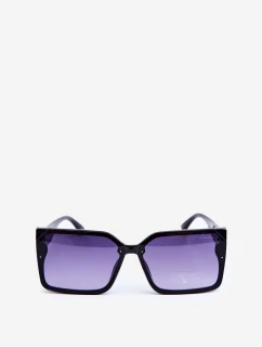 Kwadratowe Okulary Przeciwsłoneczne Damskie UV400 Czarne