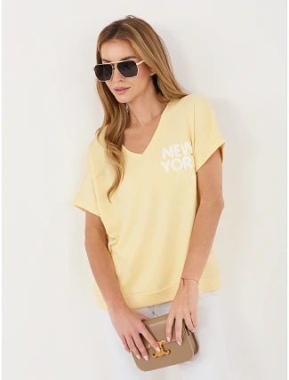 Blúzka RV BZ A1258.00 svetložltá