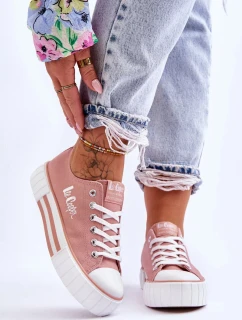 Dámska športová obuv W LCW-23-31-1804LA Powder Pink with White - Lee Cooper