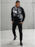 Pánska svetlosivá mikina FashionStreet BX5487