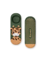 Dámske vzorované ponožky Steven art.132 Frotte ABS 35-40