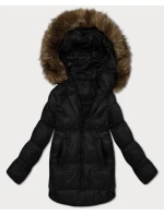 Dámska bunda bomber s kapucňou S'West black (B8280-1) Dámska bunda bomber s kapucňou S'West black (B8280-1)