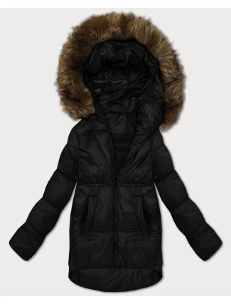 Dámska bunda bomber s kapucňou S'West black (B8280-1) Dámska bunda bomber s kapucňou S'West black (B8280-1)