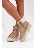 Zimné dámske topánky s kožušinou Lee Cooper LCJ-25-01-3736 Beige Zimné dámske topánky s kožušinou Lee Cooper LCJ-25-01-3736 Beige