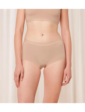 Dámske nohavičky Smart Natural Boyshort - BROWN - béžová 00EP - TRIUMPH