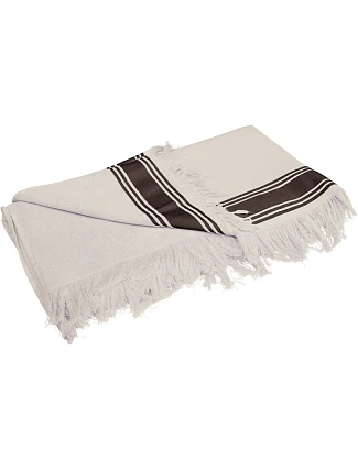 Kariban K 128 Plážová osuška Fouta 20.K128 natural/chocolate Kariban K 128 Plážová osuška Fouta 20.K128 natural/chocolate