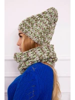 Dámska fleecová súprava Merry K202 zelená+hnedá