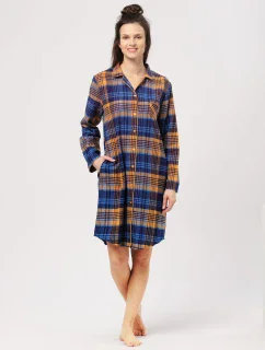 Košeľa Key LND 481 B24 Flanelová dlhá/r S-XL delená