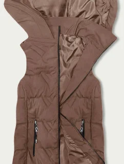 Dámska vesta s kapucňou Cappuccino S'West (B8175-12)