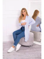 Sveter s netopierími rukávmi modrý