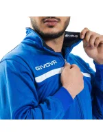 Pánska tepláková súprava TT012 0204 Svetlomodrá s tmavomodrou - Givova