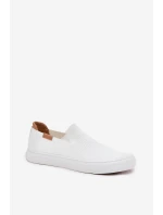 Trampki Damskie Slip-On Big Star RR274717 Białe