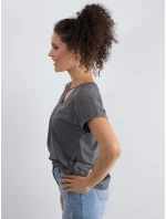 Tričko RV TS 4832.28P tmavo šedá