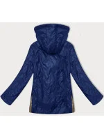Modrá dámska prešívaná bunda s odnímateľnou kapucňou S'West (B8356-72) Modrá dámska prešívaná bunda s odnímateľnou kapucňou S'West (B8356-72)