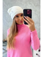 Dámska čiapka Klarysa K394 biela