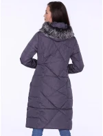 Dámsky kabát BLH818025F tmavošedý - PERSO Dámsky kabát BLH818025F tmavošedý - PERSO