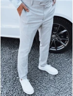 Pánske sivé nohavice FashionStreet UX4289