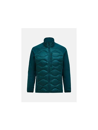 Pánska péřová bunda PEAK PERFORMANCE M Helium Down Hybrid Jacket, zelená farba Pánska péřová bunda PEAK PERFORMANCE M Helium Down Hybrid Jacket, zelená farba
