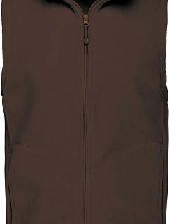Kariban K 913 Mikrofleecová vesta „Luca“ 20.K913 čokoládová