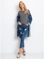 Blúzka RV BZ 5122.04P tmavo šedá