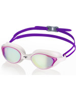 Plavecké okuliare AQUA SPEED Vortex Mirror White/Violet Pattern 59