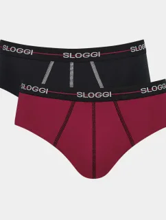 Pánske nohavičky Start Midi C2P box - MODRÁ - DARK COMBINATION - modrá kombinácia M008 - SLOGGI