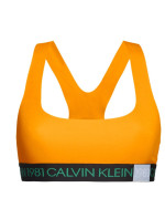 Športová podprsenka QF5577E-1ZK oranžová - Calvin Klein