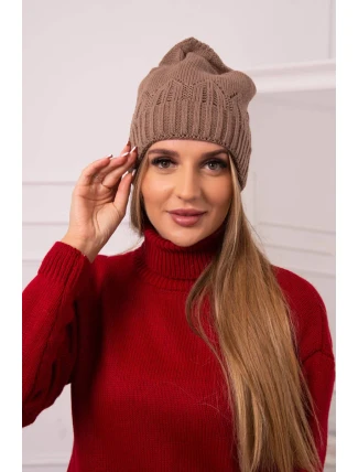 Dámska čiapka Irmina K333 mocca