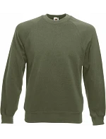 Fruit of the Loom Classic Raglan Sweat – mikina s raglánovými rukávmi 16.2216 classic olive Fruit of the Loom Classic Raglan Sweat – mikina s raglánovými rukávmi 16.2216 classic olive