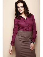 Košeľa Ofelia Mod. 68 baklažán - Figl