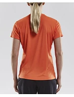 Craft Teamwear Squad Go Jersey Solid W Dámske športové tričko s výstrihom do V 82.5566 tmavomodré Craft Teamwear Squad Go Jersey Solid W Dámske športové tričko s výstrihom do V 82.5566 tmavomodré
