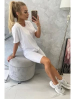 Biely set top+legíny Biely set top+legíny