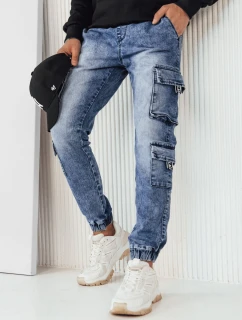 Pánske bojové nohavice modré FashionStreet UX4229