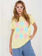 Blúzka RV BZ A1247.99 svetložltá