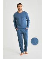 3474 PÁNSKE DLHÉ PYŽAMO LORENZO M-2XL