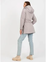 Dámska bunda NM KR L22 9872 .93 čierna a béžová