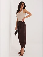 RV DR 9719 1.22 tmavohnedé tepláky